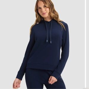 Cozy Earth Brushed Bamboo Hoodie - Navy Blue